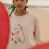 Amour Libre Oiseau Sweatshirt - Sézane X Pangea