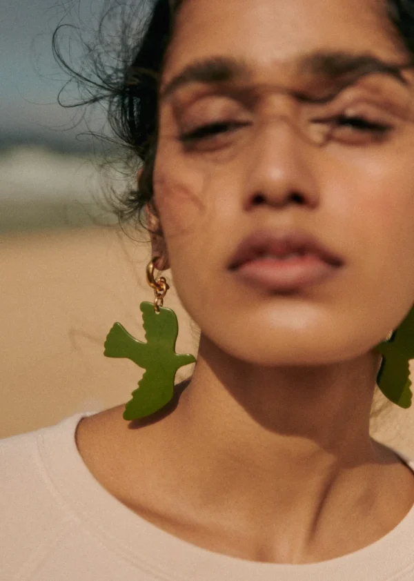 Bird Earrings - Sézane X Pangea