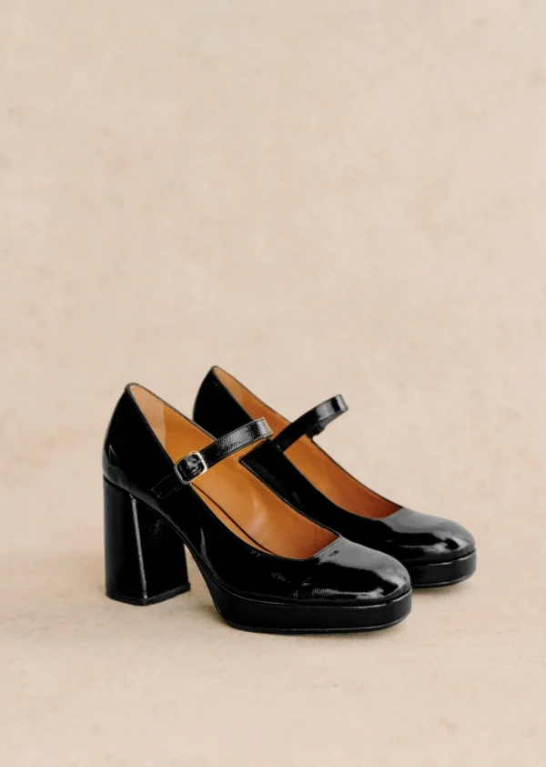 Georgia High Heeled Mary Janes