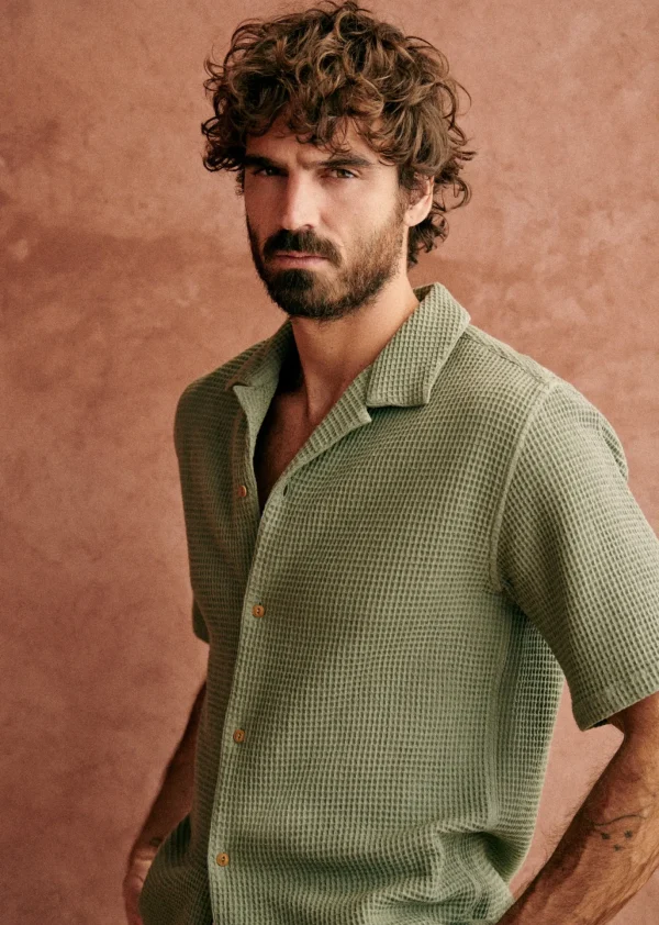 Holt Gaufrée Shirt