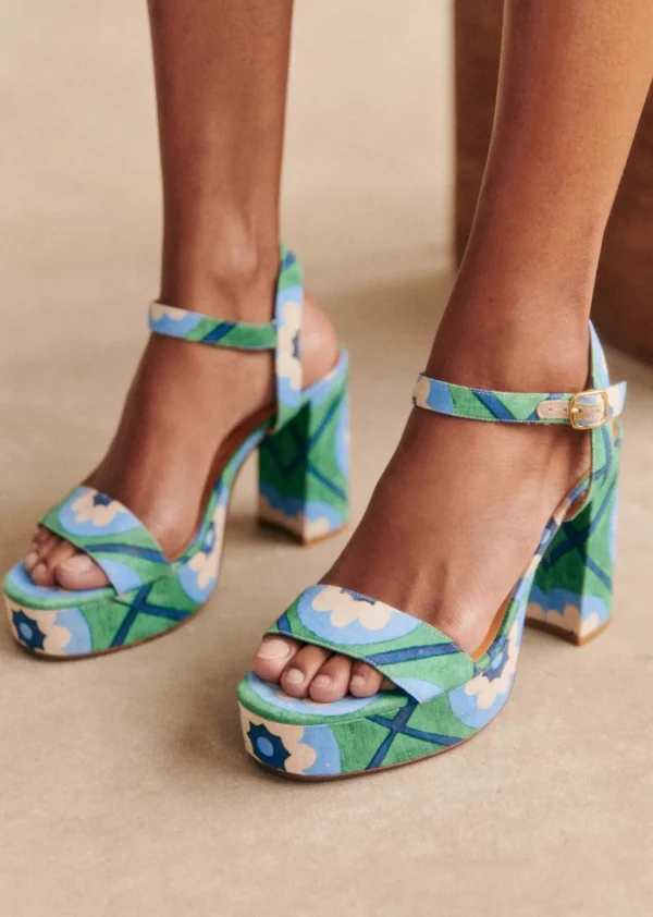 Maribel High Sandals - Sézane X Momonì