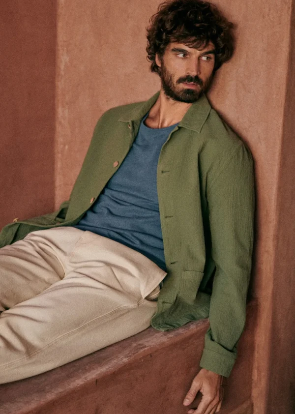 Tim Coton Texturé Jacket